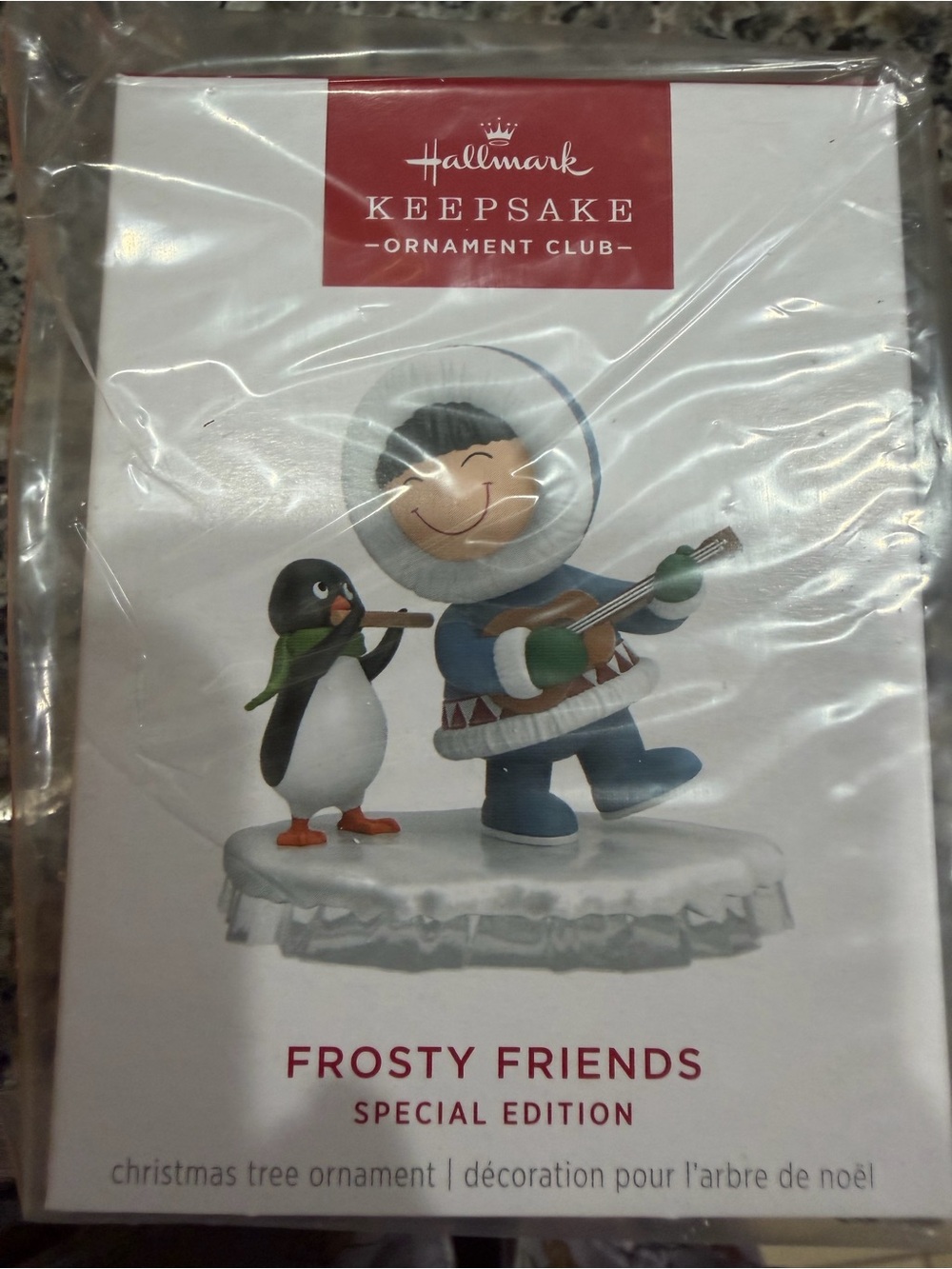 2026 Hallmark Frosty Friends Special Edition Ornament - White & Blue